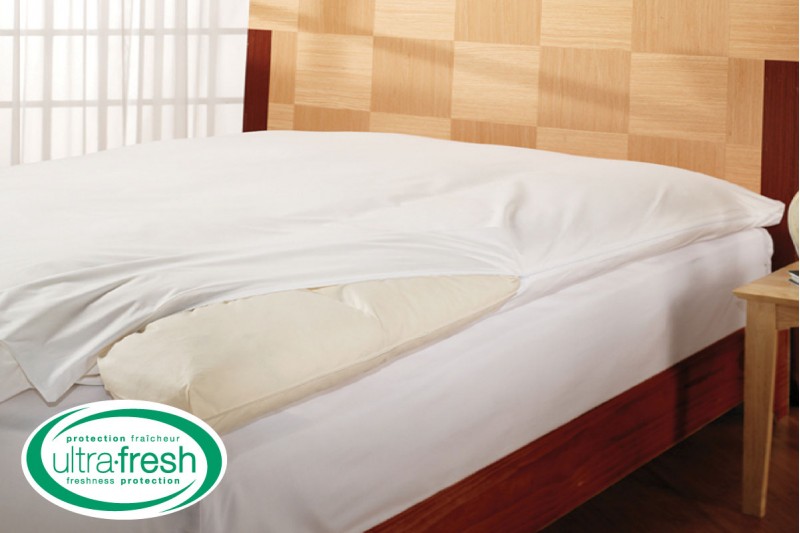 Ultra Fresh Feathered Bed Protectors